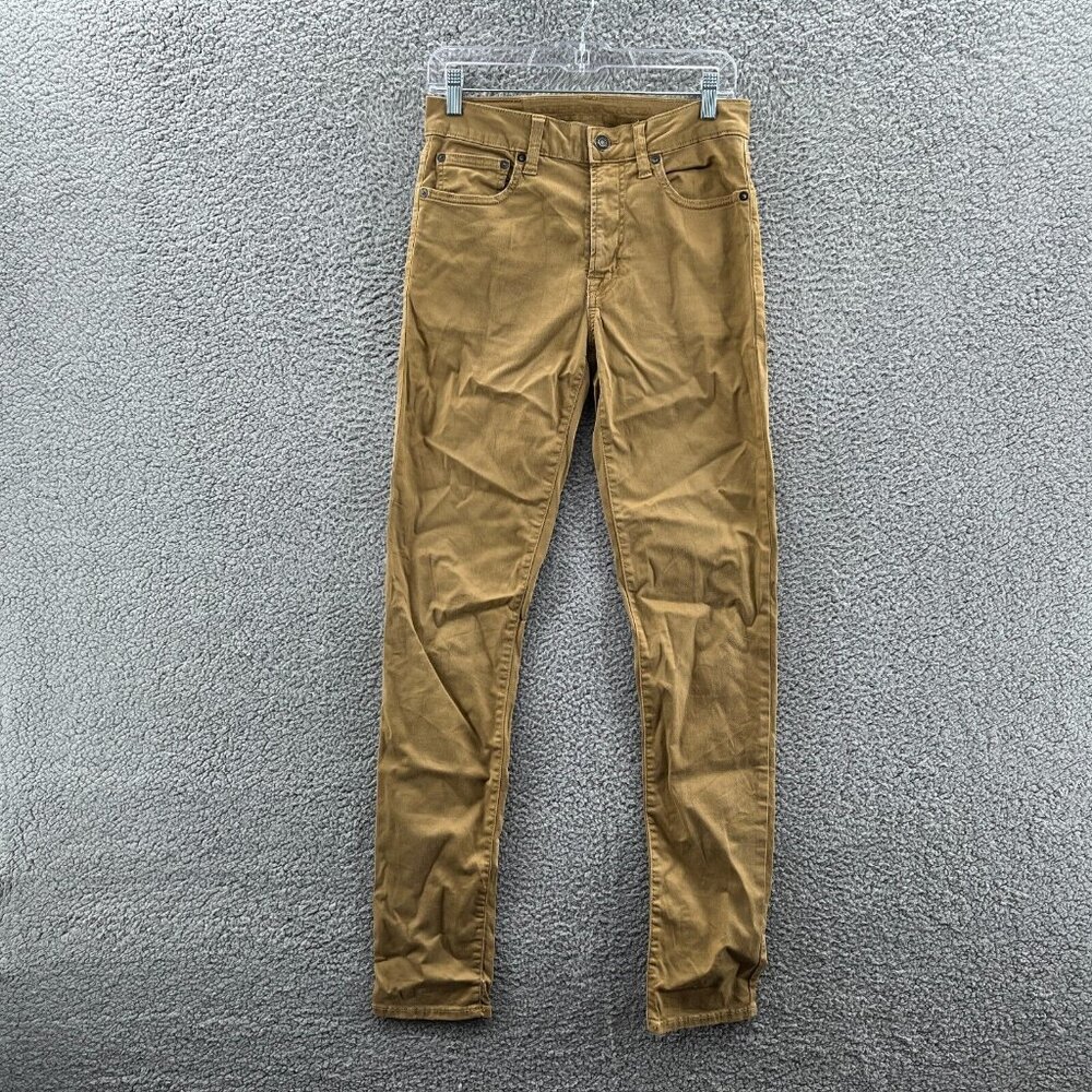 American Eagle Skinny Chino Pants Jeans Mens 28×34 Extreme Flex Tan Stretch